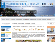 Tablet Screenshot of castiglionepescaia.it